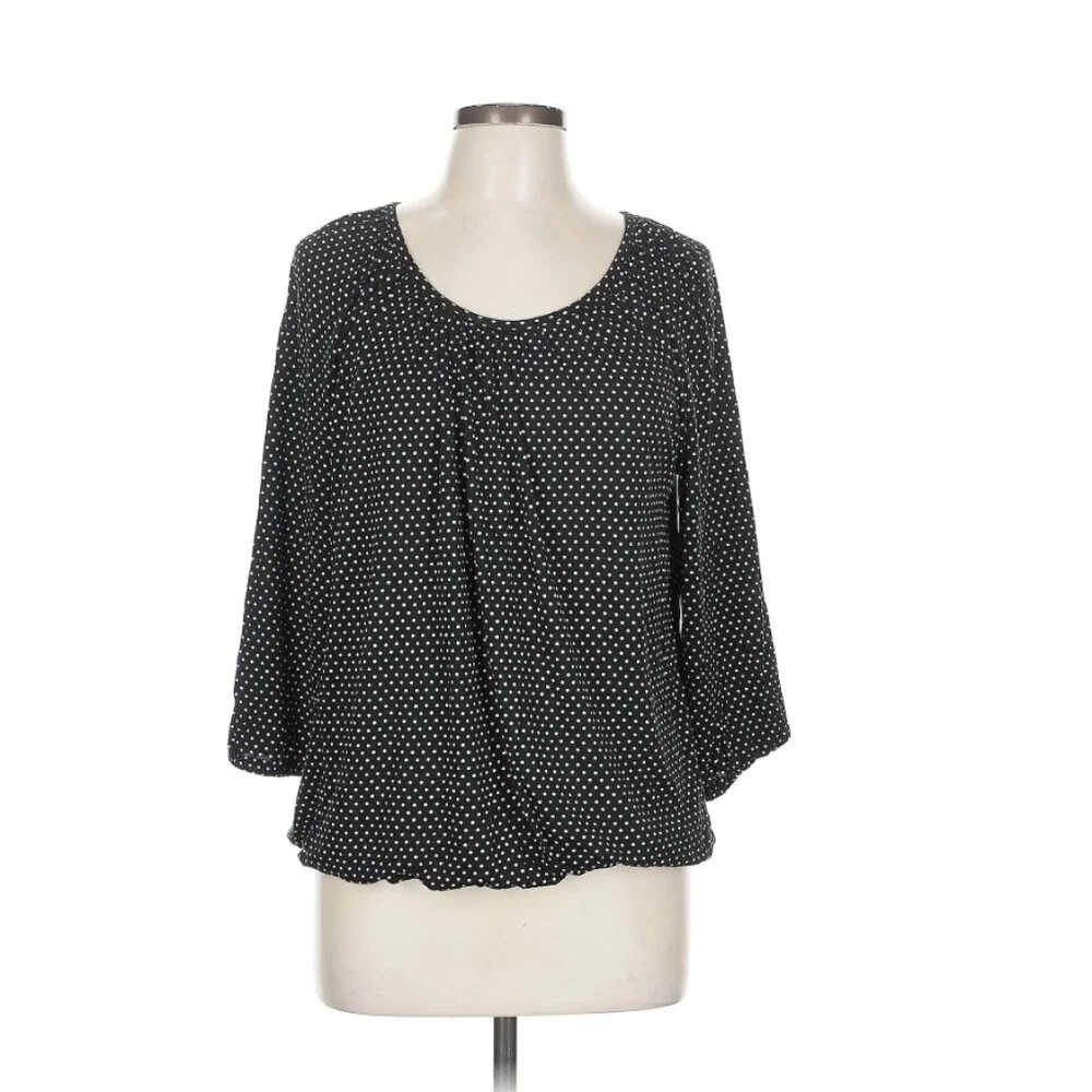 Michael Kors Women's Polka Dot Blouse Large